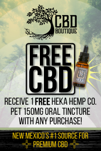 Free CBD at CBD Boutique in Albuquerque ABQ NM