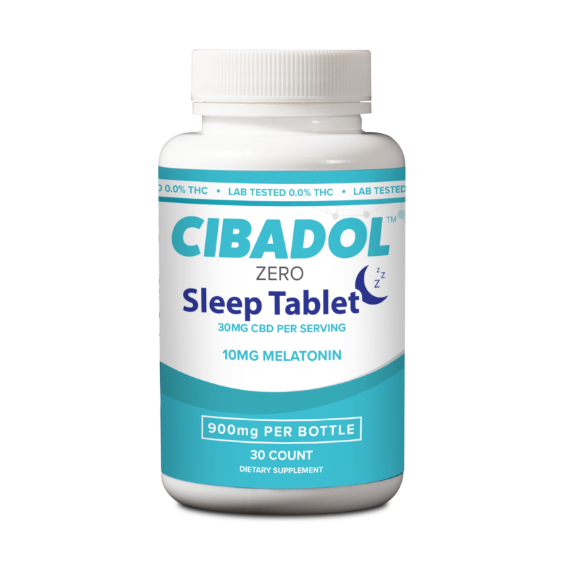 Cibadol Zero - ISO - Sleep Pills - 30mg 30ct - 900mg CBD