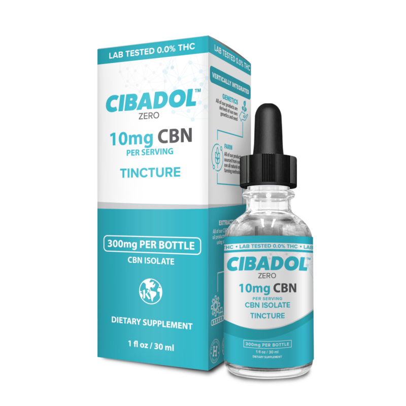 Cibadol Zero – ISO – CBN – Tincture – 10mg