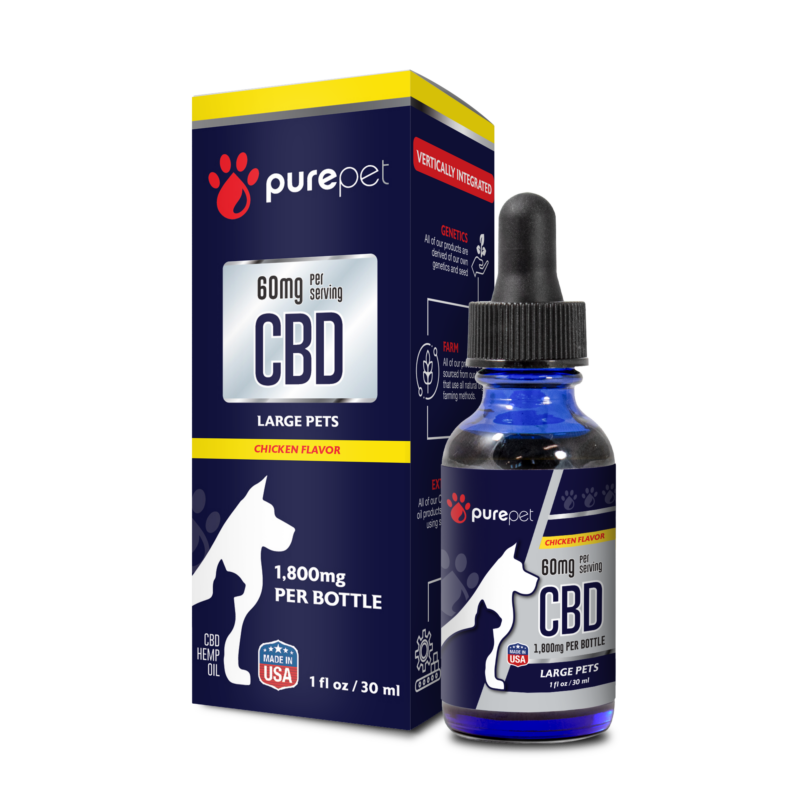 Pure Pet - Large Pet Tincture - 30ml - 1800mg CBD