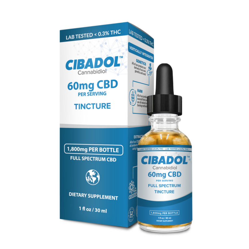 Cibadol – FS – Tincture – 60mg 30ml