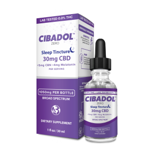 Cibadol Zero – BS – Sleep Tincture – 1050mg – 30ml CBD