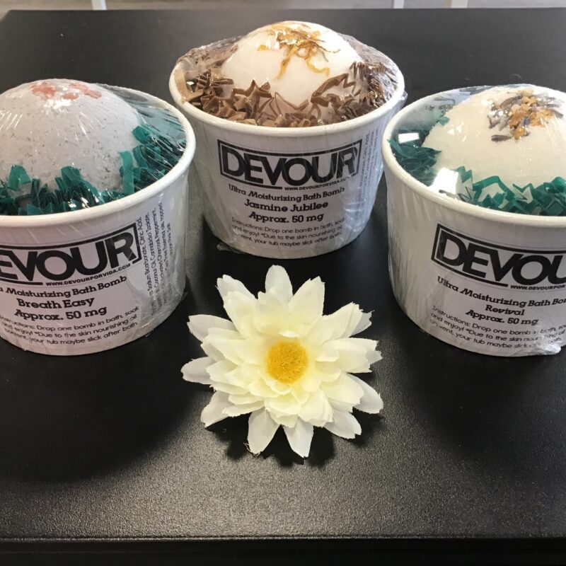 Devour - Bath Bomb - Breathe Easy - 50mg CBD